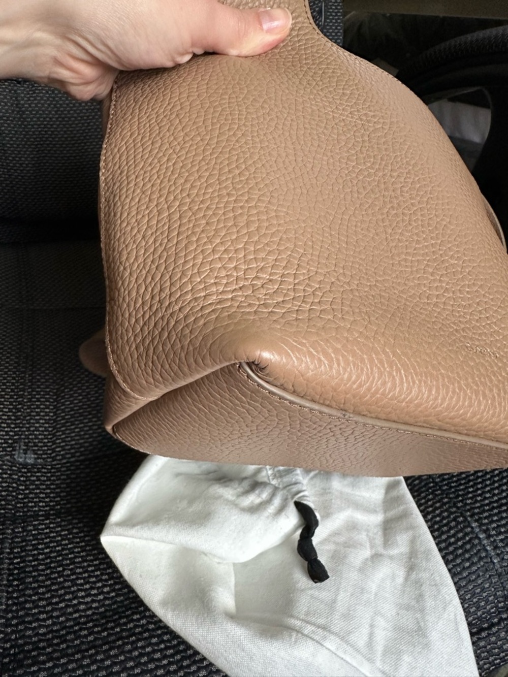 Cuyana Mini System Tote - cappuccino color - Picture 9 of 12